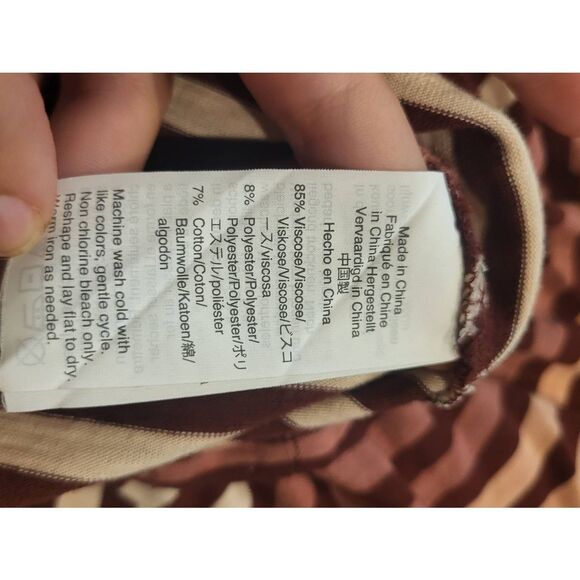 Madewell Dress Women's Small Highpoint Tank in Sulley Stripe Midi Sleeveless - Picture 5 of 5